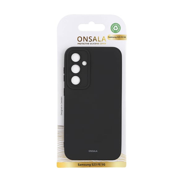 Backcover Sil Touch Samsung S23 FE 5G Svart