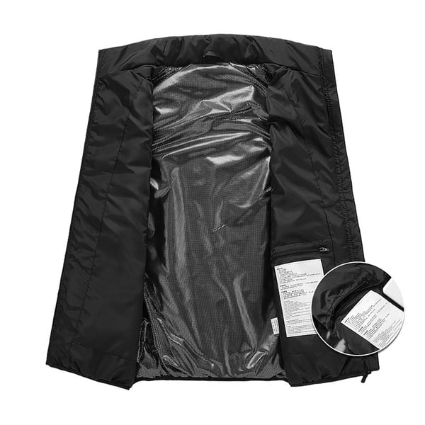 Vintervarmevest 9 varmezoner dobbeltstyring 4XL