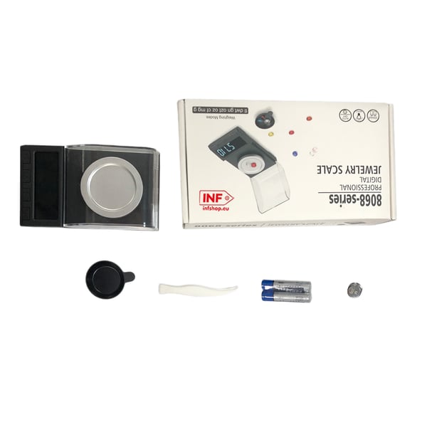 Batteridrevet digital vekt/kaffevekt 20g/0.001g