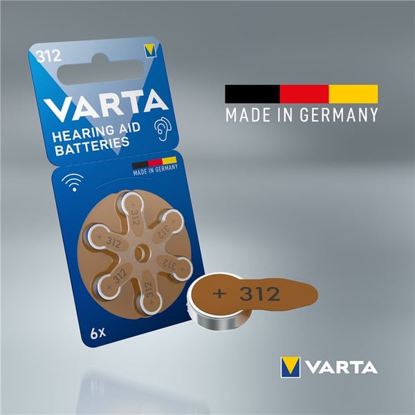 PR41 (312) paristo, 6 kpl läpipainopakkauksessa