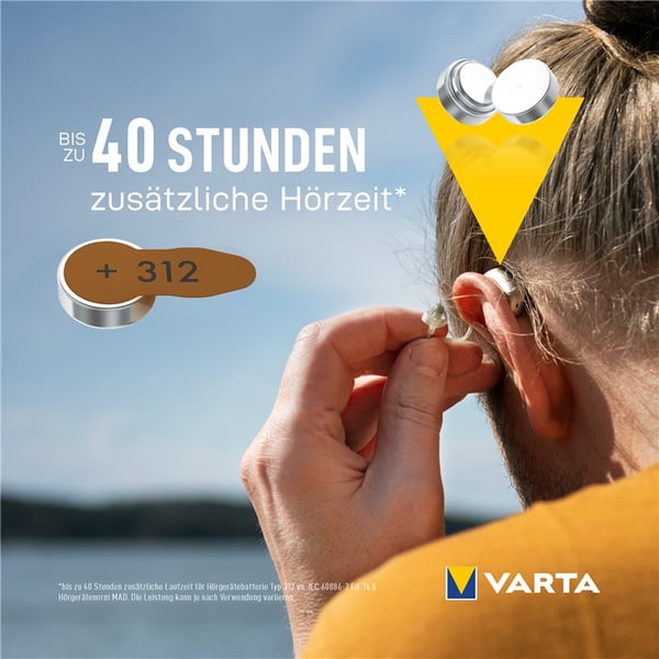 PR41 (312) paristo, 6 kpl läpipainopakkauksessa