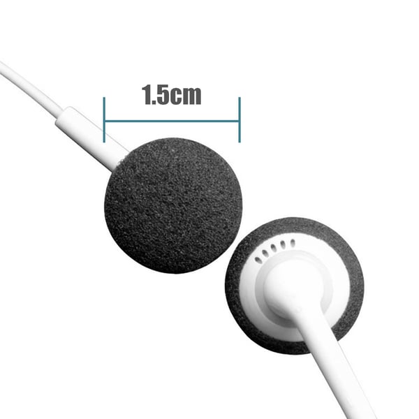 Puter for øreplugger, 5 par White