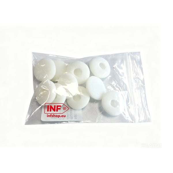 Puter for øreplugger, 5 par White