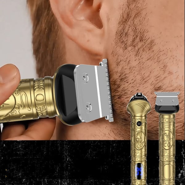 6-i-1 USB-lading Multifunksjonelt Grooming Kit - Hårtrimmersett Gold