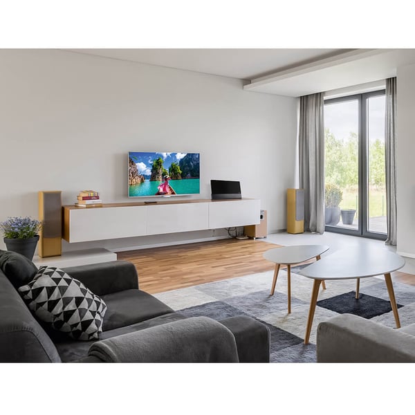 Innendørs Antenne Pro 55 DAB+/DAB/DVB-T2/FM Flat Svart