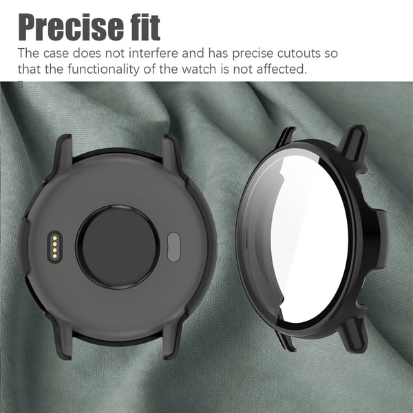 Deksel med skjermbeskytter til Garmin Vivoactive 5 Black