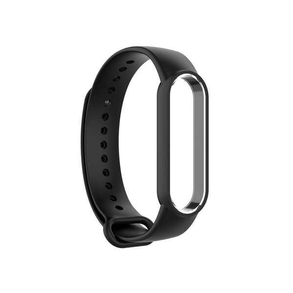 Silikoniranneke Xiaomi Mi Band 6/5:lle, Huami Amazfit Band 5:lle Black