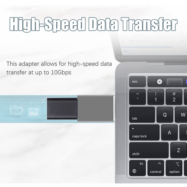 Adapter USB-C till USB 3.2 LightGrey