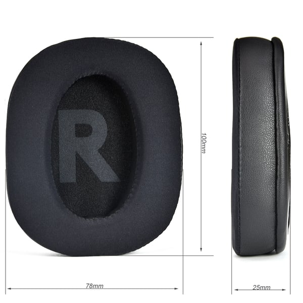 Udskiftningsørepuder til Logitech G Pro/G Pro X Black