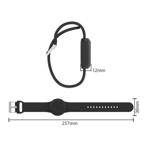Airtag-ranneke / pidike Airtagille Black