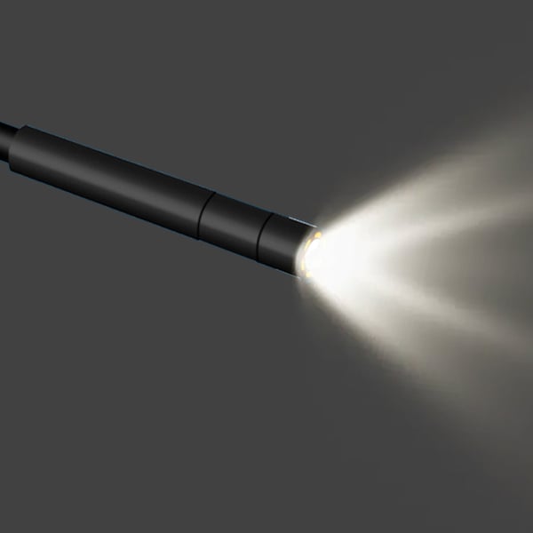 Handhållen Endoskopkamera med 2,4-tums Skärm och 6 LED-lampor 10 m