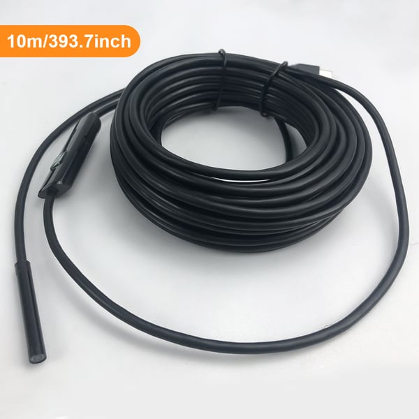 Inspeksjonskamera, 5,5 mm objektiv, HD, LED, IP67 10 m
