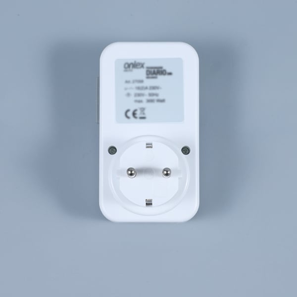 Timeruttak, plug-in mekanisk timer, energisparing 30 minutter til 24 timer