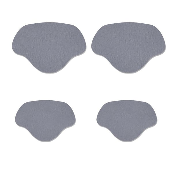 Hælbeskyttere / Skoreparasjonslapper, 4-pakning Grey