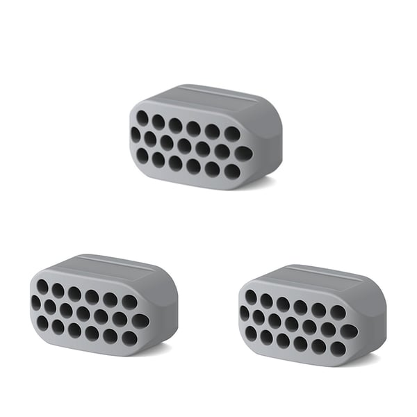 Jaw trainer silikon 3-pakning Grey