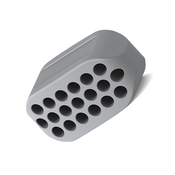 Jaw trainer silikon 3-pakning Grey