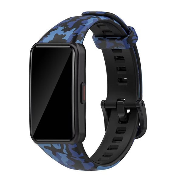Urrem til Huawei Band 6 Honor Band 6/7 Black+Blue