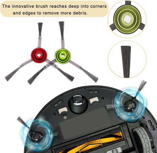 24 dele tilbehør Ecovacs Deebot OZMO 920, 950, T5, T8 AIVI Max MultiColor