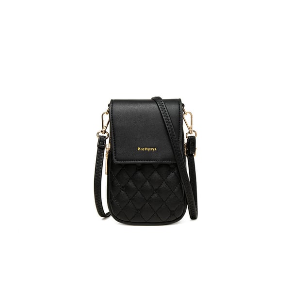 Crossbody telefonveske, skulderveske, håndveske Black
