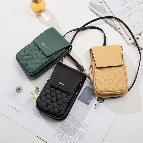 Crossbody telefonveske, skulderveske, håndveske Black