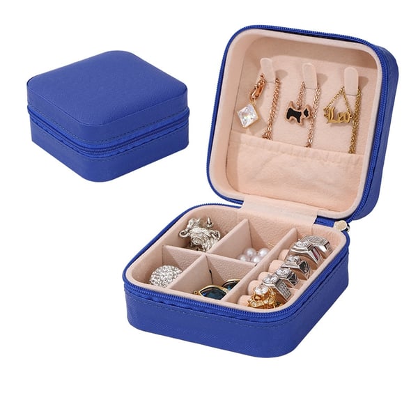 Liten smykkeskrin for reiser Blue