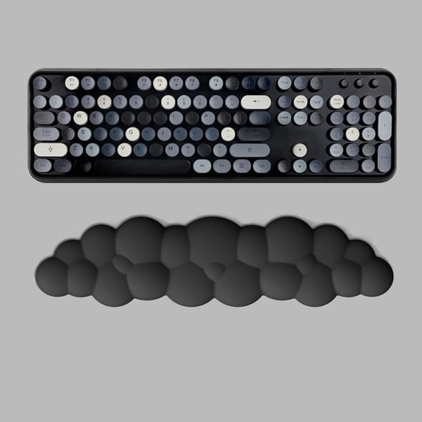 Håndledsstøtte til tastatur, lavet af blødt memory-foam