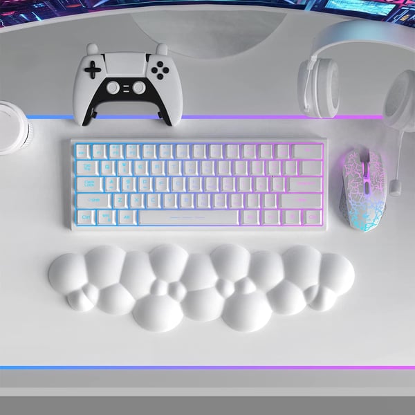 Håndledsstøtte til tastatur White
