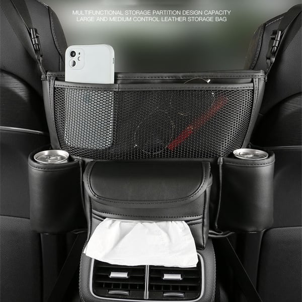 Universal Car Central Control Oppbevaringspose Black