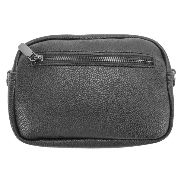 Crossbody-veske, skulderveske av kunstskinn Black
