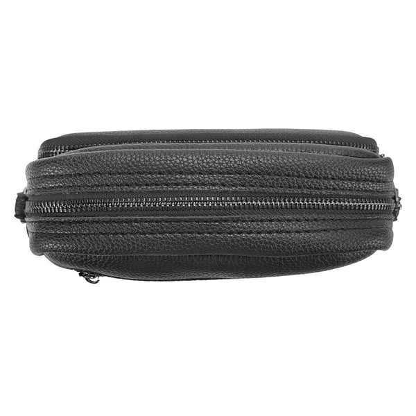 Crossbody-veske, skulderveske av kunstskinn Black