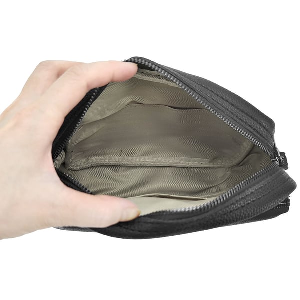 Crossbody-veske, skulderveske av kunstskinn Black