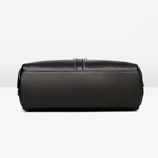 Trendy crossbody midjeveske med skulderstropp Black