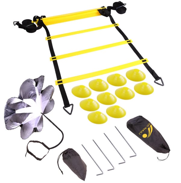 Treningspakke for hurtighet og kondisjon 18 deler Yellow