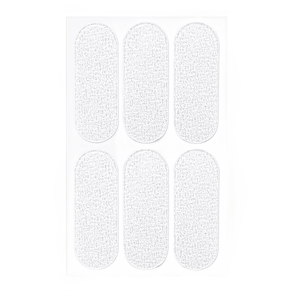 Usynlige øreklistremerker, øretape - 10 ark Matte