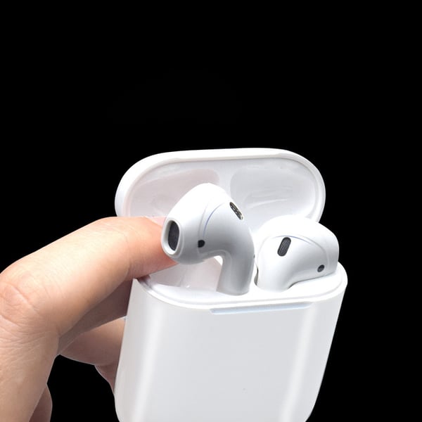 Ørebeskyttere i silikon for AirPods 1/2 generasjon White