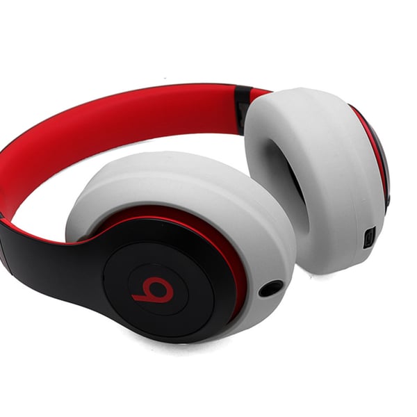 Silikoniset korvatyynysuojukset Beats Studio 3 Wirelessille White