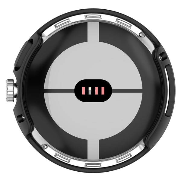 PC halv-pack beskyttende etui til Google Pixel Watch Black