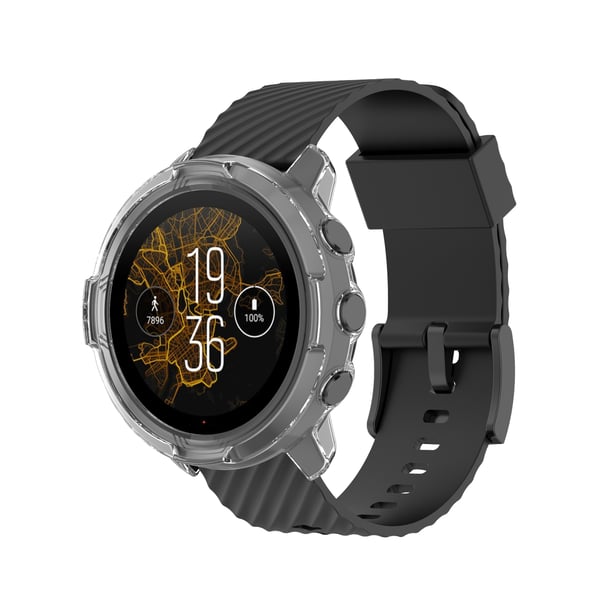 TPU-suojakotelo Suunto 7 -älykellolle Transparent