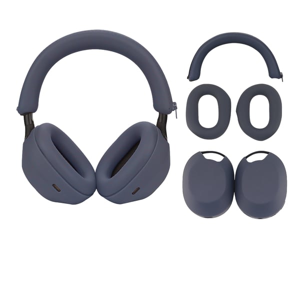 Erstatningsøreputer og pannebånd for SONY WH-1000XM5 DarkBlue