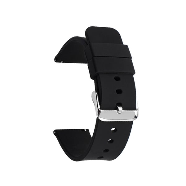 Universaali silikonirannekello Black 12 mm