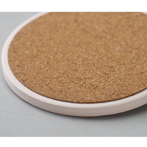 Coasters Dekkeunderlag Varmebestandige vannabsorberende pads med Coaster Holder elegant flower 6-Pack