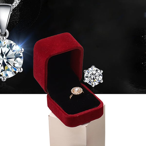 Smykkeskrin til Ring DarkRed