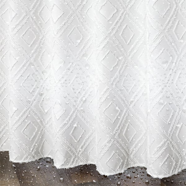 Badeforhæng vandtæt badeværelses bruseforhæng White M