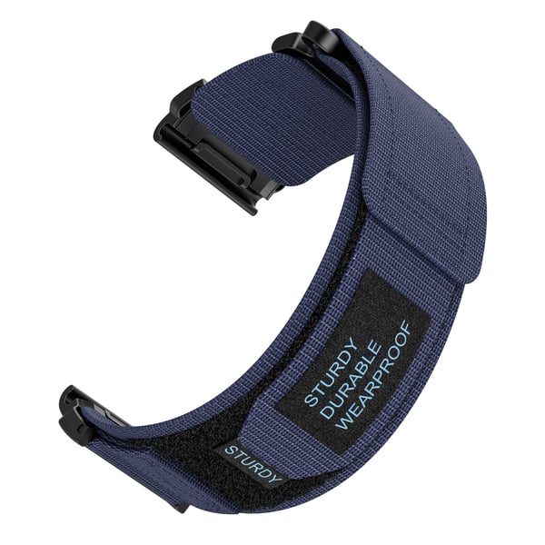 Nylon kellon ranneke Garmin Watchiin Blue 22 mm