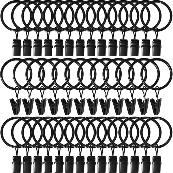 Gardinringar Clips - 20 pack 3x2.5 cm