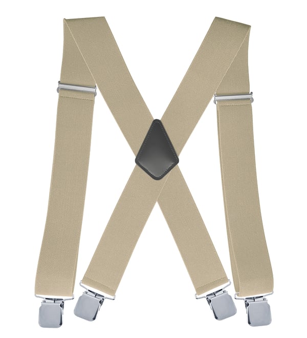 Justerbara Elastiska Hängslen Khaki