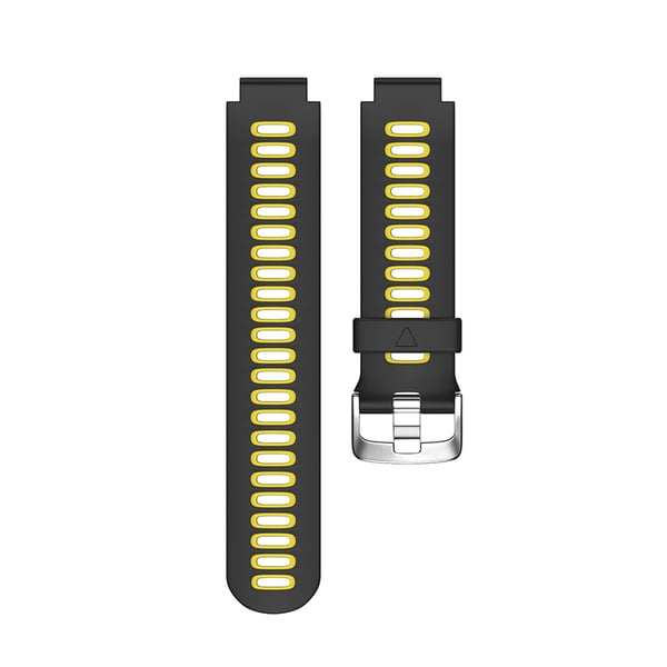 Klokkereim for Garmin Forerunner235/220/230/620/630/735 Black+Yellow