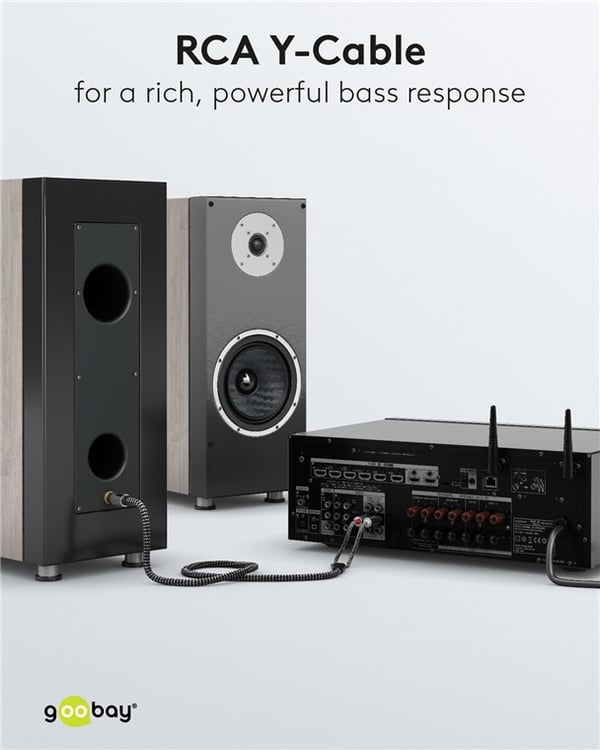 RCA-splitterkabel, 10 m
