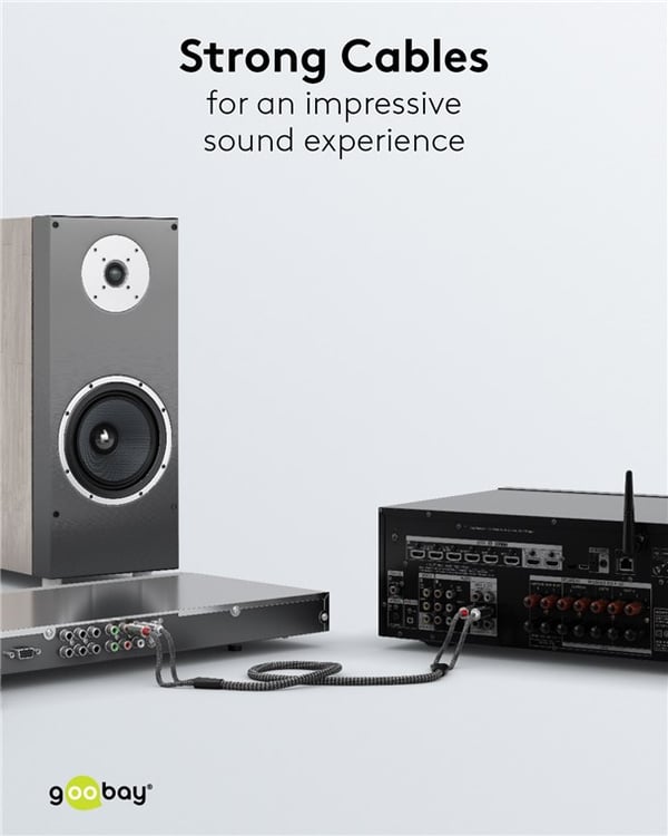 Stereo RCA-kaapeli, 2 m