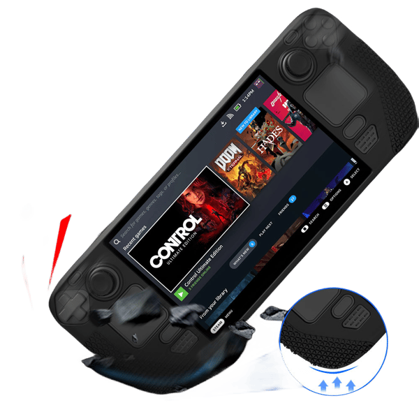 Silikone cover til Steam Deck OLED Black